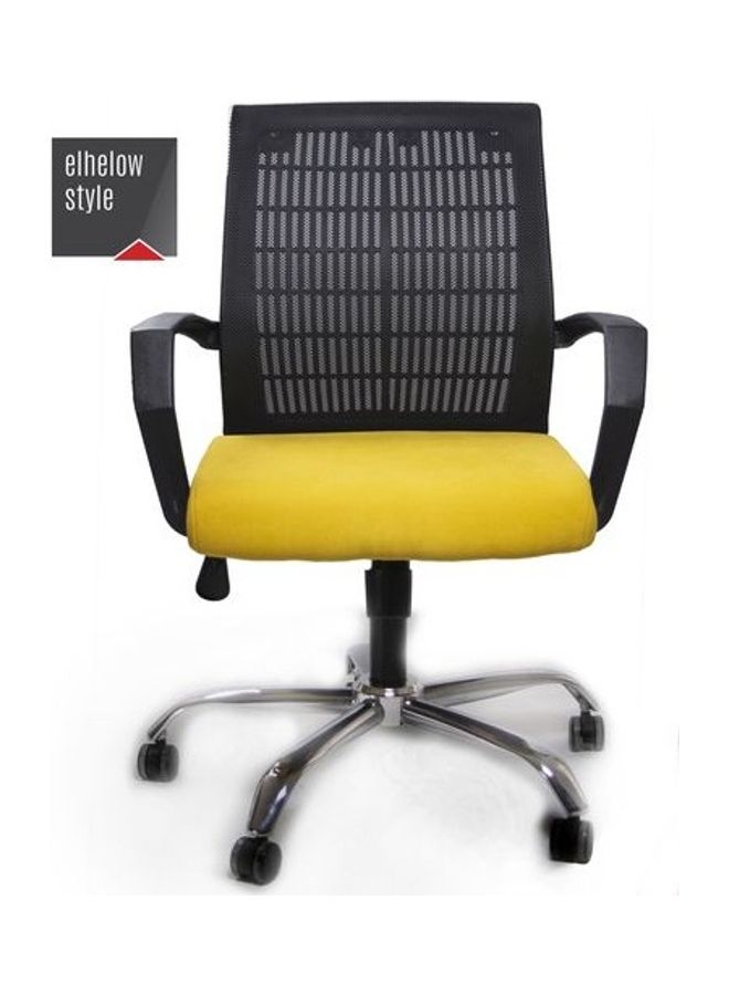 elhelow style Office Chair Black - Yellow 50x110x50 cm Black - Yellow 50x110x50 cmkg  - Image 2