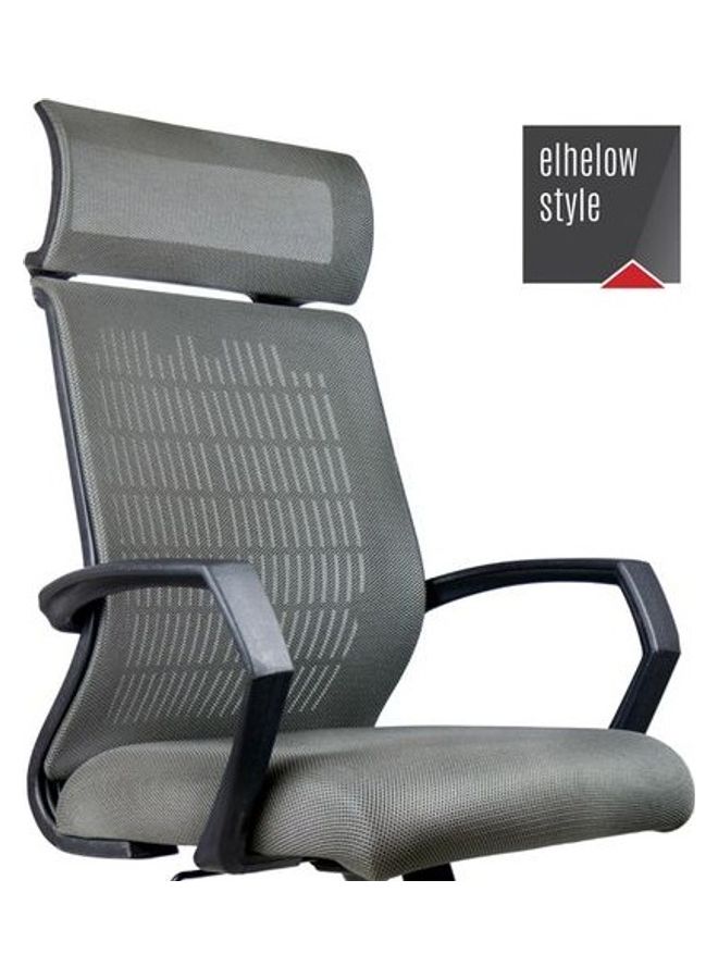 elhelow style Director Chair Black-Gray 50x110x50 cm Black-Gray 50x110x50 cmkg  - Image 2