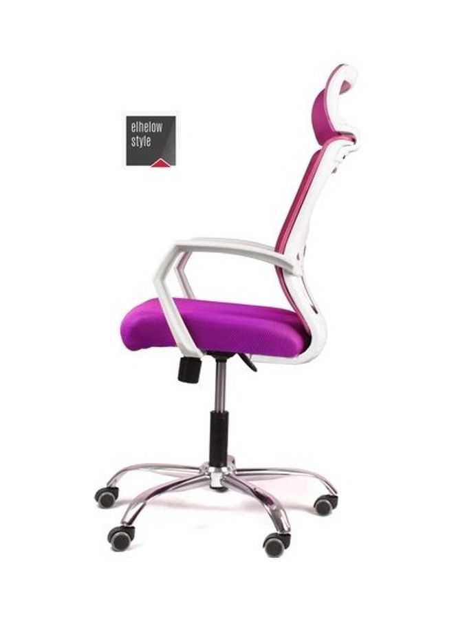 elhelow style Director Chair White-Pink 50x110x50 cm White-Pink 50x110x50 cmkg - Image 4
