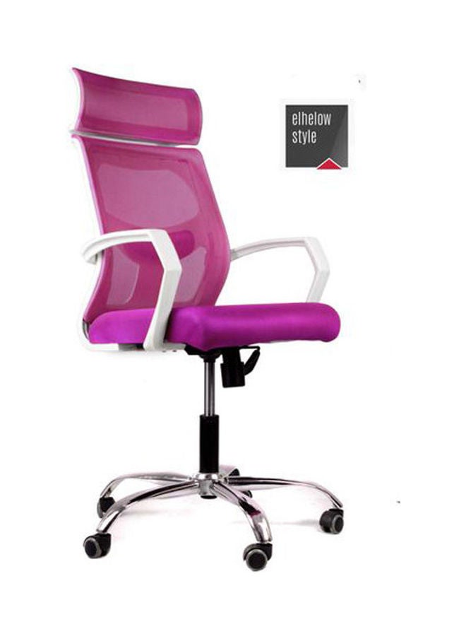 elhelow style Director Chair White-Pink 50x110x50 cm White-Pink 50x110x50 cmkg - Image 1