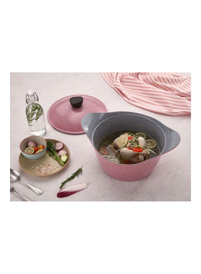 LAHOYA 18-Piece Cookware Set Pink 28cm - Image 3