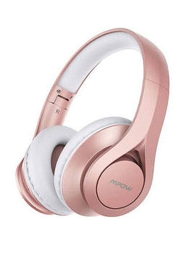 Mpow Over-Ear Wireless Bluetooth Headset With USB Charger Rose Gold - Image 2