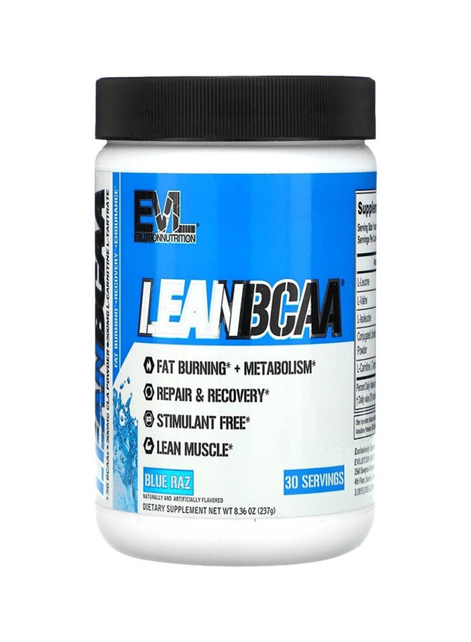 EVLUTION NUTRITION EVL Lean BCAA Pre-Workout - Blue Raz - Image 1