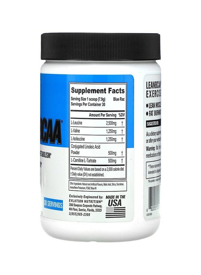 EVLUTION NUTRITION EVL Lean BCAA Pre-Workout - Blue Raz - Image 2