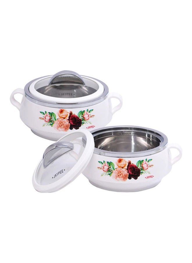 JAYPEE 2-Piece Casserole Set White 2Liters - Image 3