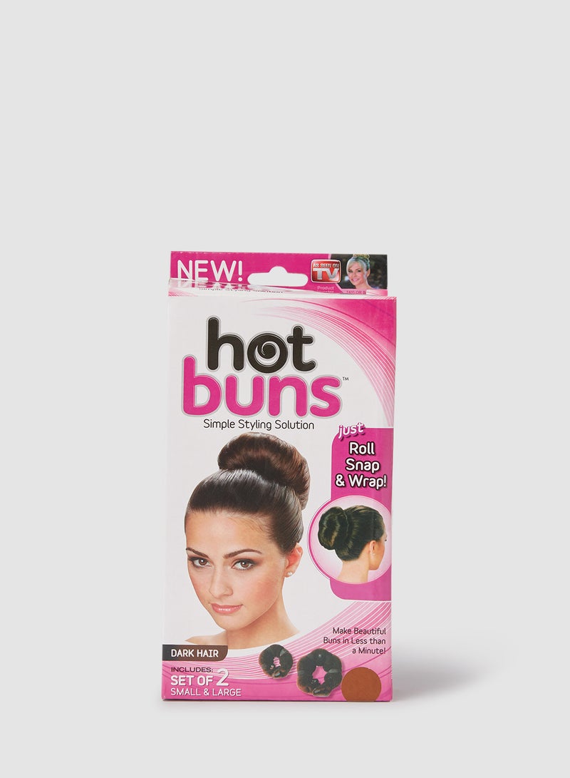 Hot buns simple styling solution Brown 21cm