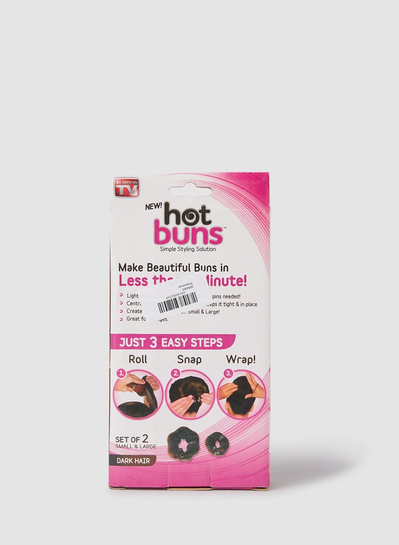 Hot buns simple styling solution Brown 21cm
