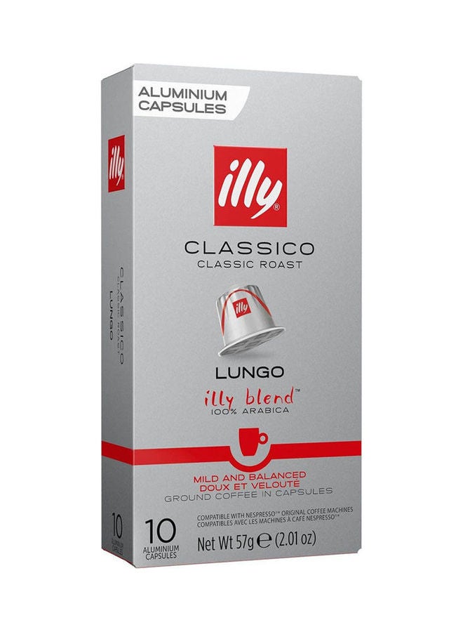 Lungo Classico Nespresso Compatible 10 Pods 57grams