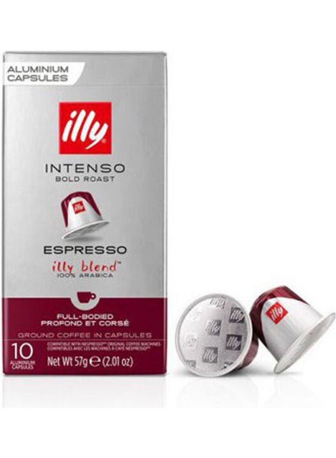 Espresso Intenso Nespresso Compatible Pods - 10 Capsules 57grams Pack of 10 - v1644152946/N52539704A_1