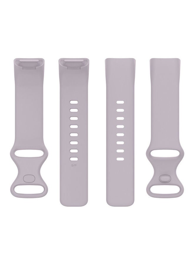 FITME Classic Silicone Band For Fitbit Charge 5 / Charge 6 Lavender  - Image 3