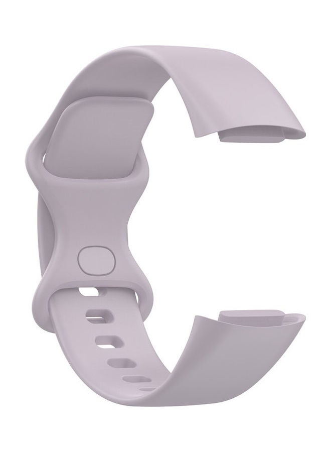 FITME Classic Silicone Band For Fitbit Charge 5 / Charge 6 Lavender  - Image 4