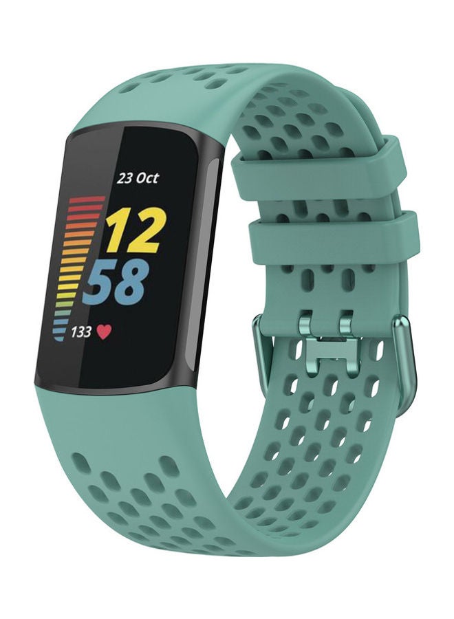 FITME Sport Replacement Band For Fitbit Charge 5 / Charge 6 Green  - Image 1