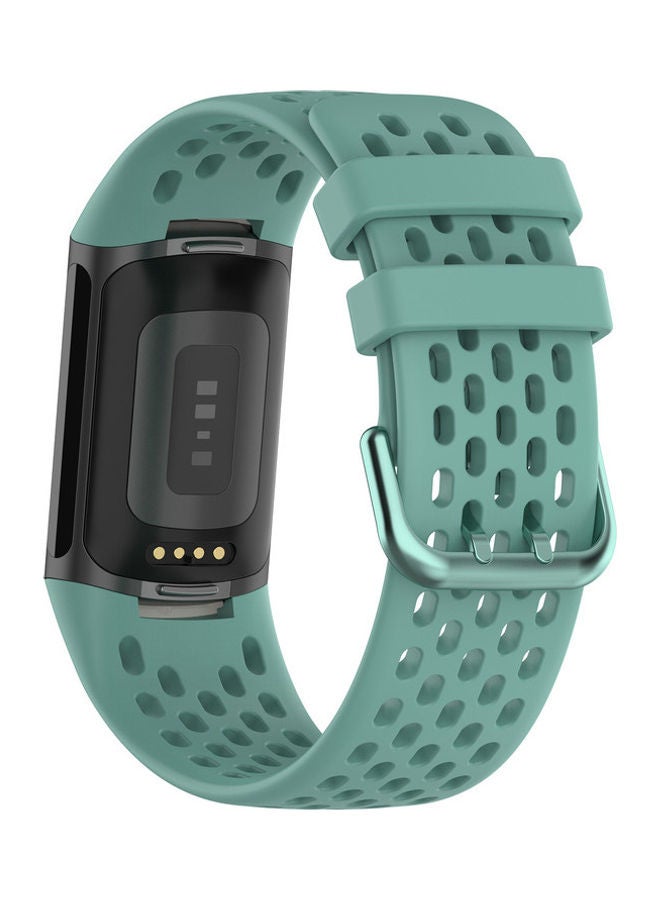 FITME Sport Replacement Band For Fitbit Charge 5 / Charge 6 Green  - Image 2