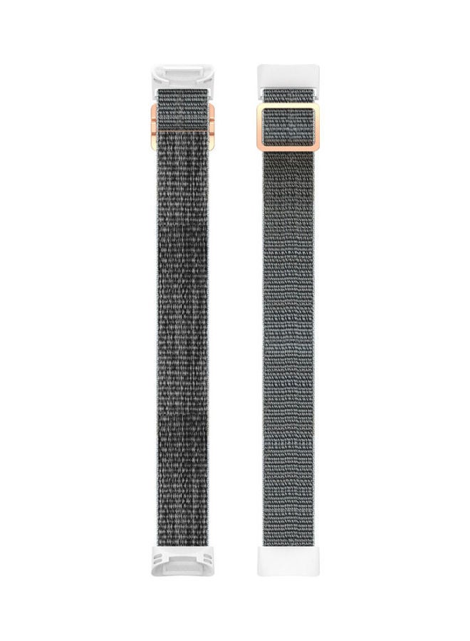 FITME Nylon Strap For Fitbit Charge 5 / Charge 6 Grey  - Image 3