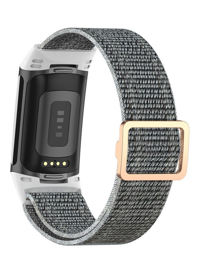 FITME Nylon Strap For Fitbit Charge 5 / Charge 6 Grey  - Image 2