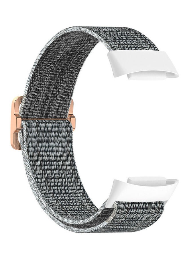 FITME Nylon Strap For Fitbit Charge 5 / Charge 6 Grey  - Image 4
