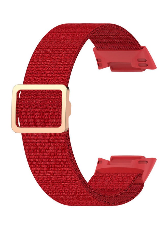 FITME Nylon Strap For Fitbit Charge 5 / Charge 6 Red  - Image 5