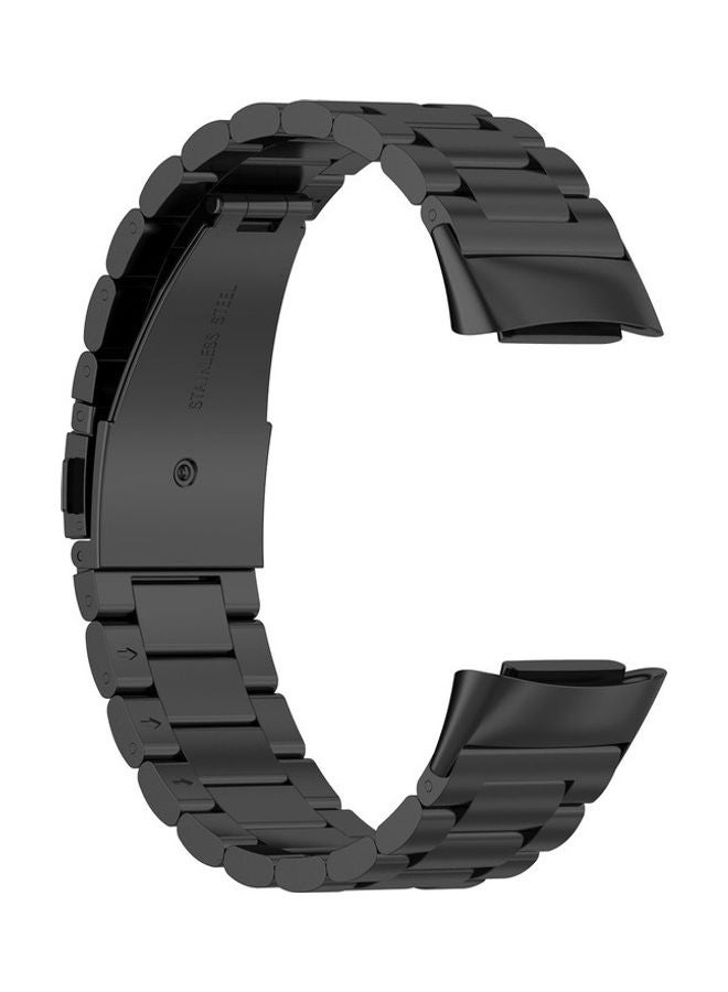 FITME Metal Strap For Fitbit Charge 5 / Charge 6 Black  - Image 4