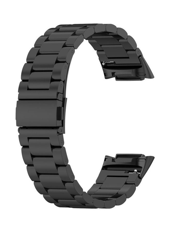 FITME Metal Strap For Fitbit Charge 5 / Charge 6 Black  - Image 5