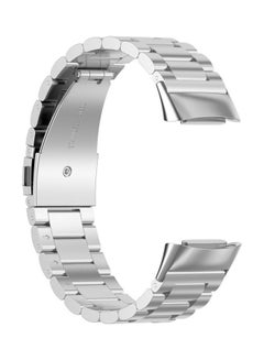 FITME Metal Strap For Fitbit Charge 5 / Charge 6 Silver  - Image 4
