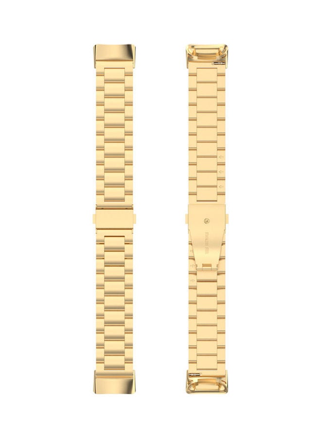FITME Metal Strap For Fitbit Charge 5 / Charge 6 Gold  - Image 3