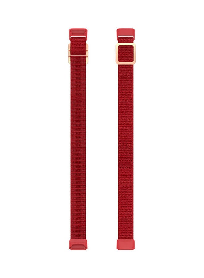 Nylon Strap For Fitbit Luxe Red - v1644160529/N52540466A_3