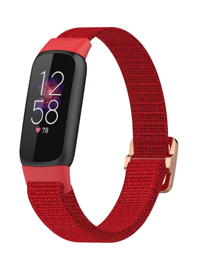 Nylon Strap For Fitbit Luxe Red - v1644160530/N52540466A_1