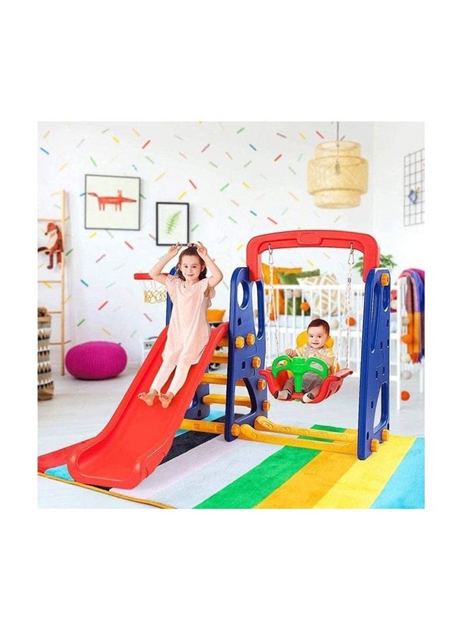 أر بي دبليو تويز مجموعة ألعاب الأرجوحة والانزلاق مع سلة دائرية - Image 2