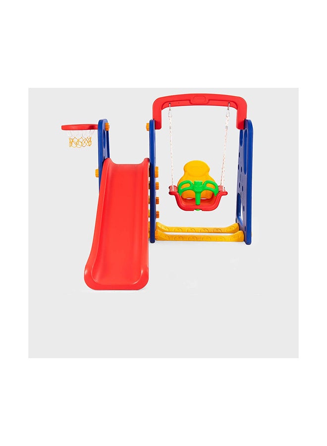 أر بي دبليو تويز مجموعة ألعاب الأرجوحة والانزلاق مع سلة دائرية - Image 4