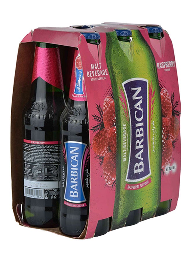 Barbican - Raspberry Flavoured Non-Alcoholic Malt Beverage  NRB 330ml Pack of 6 - Image 1