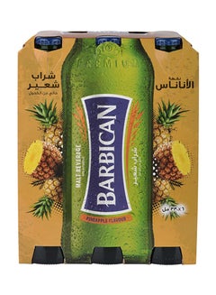 Barbican Pineapple Flavoured Non-Alcoholic Malt Beverage NRB Pineapple 330ml Pack of 6  - Image 2