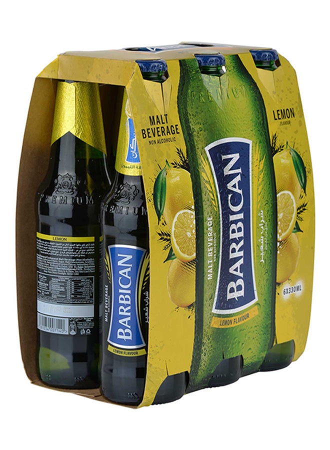 Lemon Flavoured Non-Alcoholic Malt Beverage  NRB Lemon 330ml Pack of 6