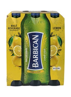 Barbican Lemon Flavoured Non-Alcoholic Malt Beverage  NRB Lemon 330ml Pack of 6  - Image 3