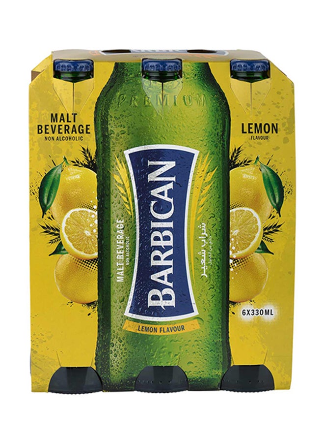 Lemon Flavoured Non-Alcoholic Malt Beverage  NRB Lemon 330ml Pack of 6