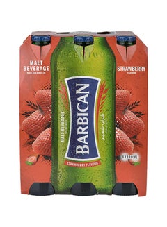 Barbican Strawberry Flavoured Non-Alcoholic Malt Beverage  NRB Strawberry 330ml Pack of 6  - Image 1