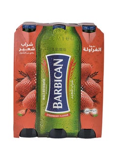 Barbican Strawberry Flavoured Non-Alcoholic Malt Beverage  NRB Strawberry 330ml Pack of 6  - Image 2