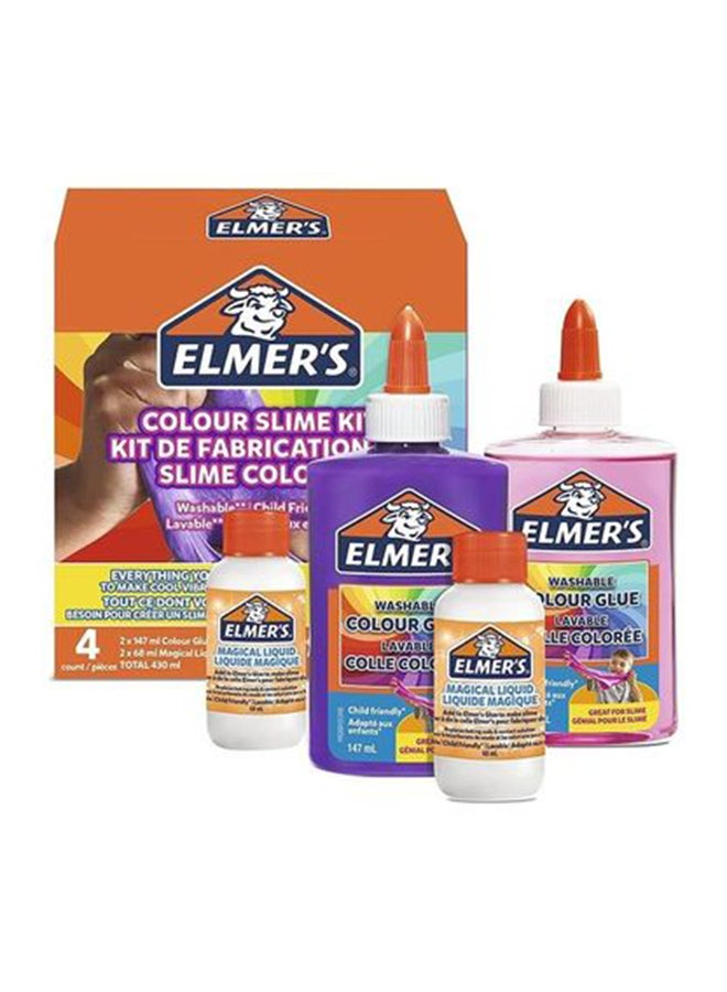 إلميرز مجموعة سلايم ملون مكونة من 4 قطع 19x4x18سم - Image 1