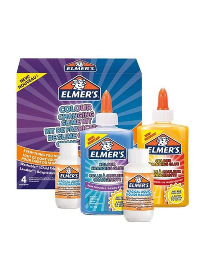 إلميرز طقم سلايم متغير اللون مكون من 4 قطع مقاس 19x4x18 سم - Image 1