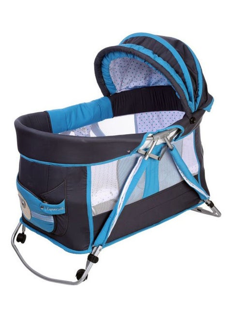 Mini Park Cross Baby Bedding- Blue