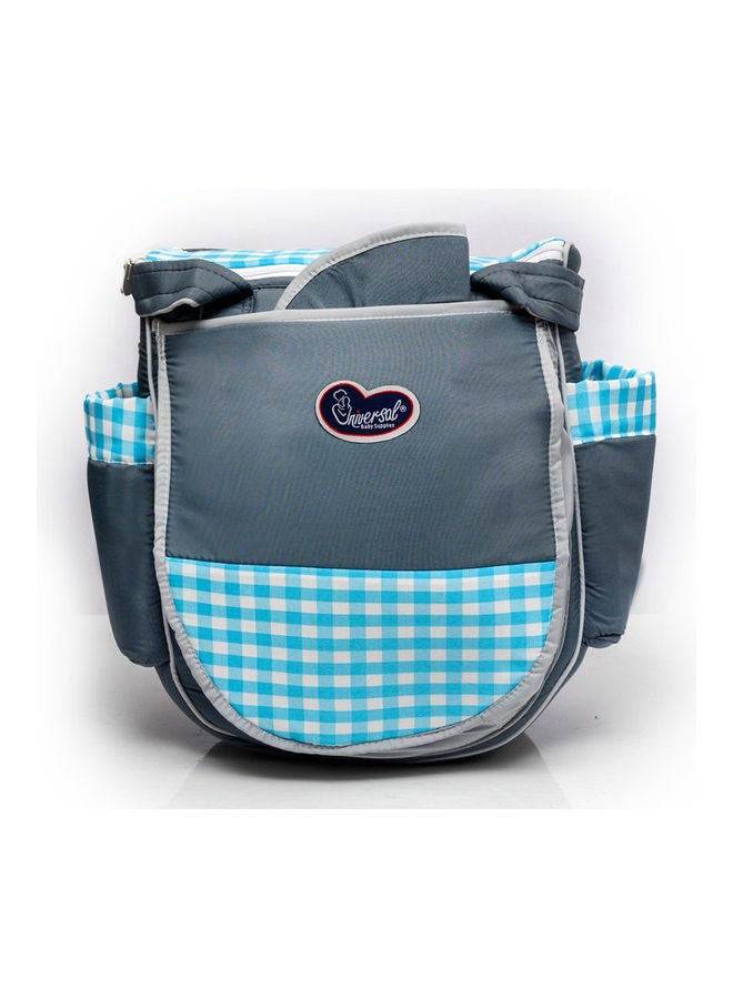 يونيفرسال حقيبة حفاضات بتصميم وجه الطفل - أزرق - Image 4