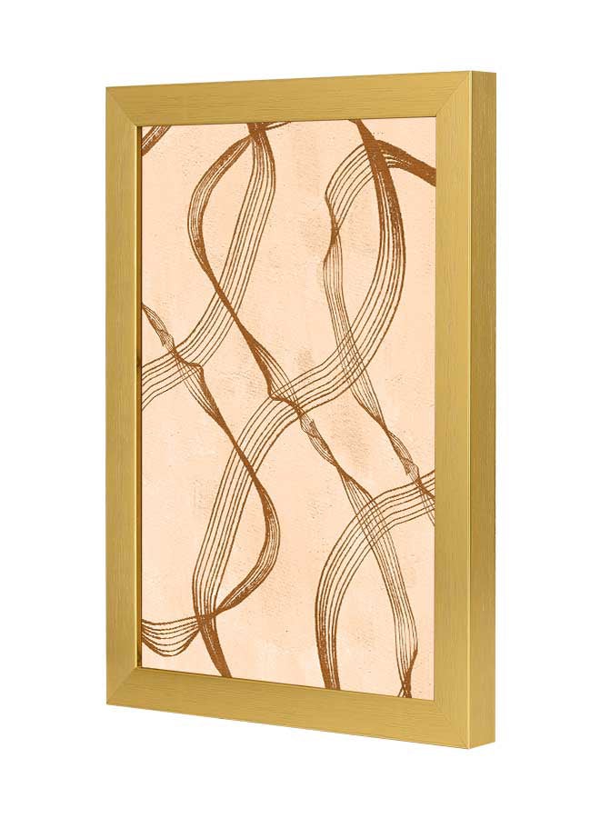 LOWHA Abstract Poster 20 Printed Wall Art With Wooden Frame Multicolour 23x33cm  - Image 3