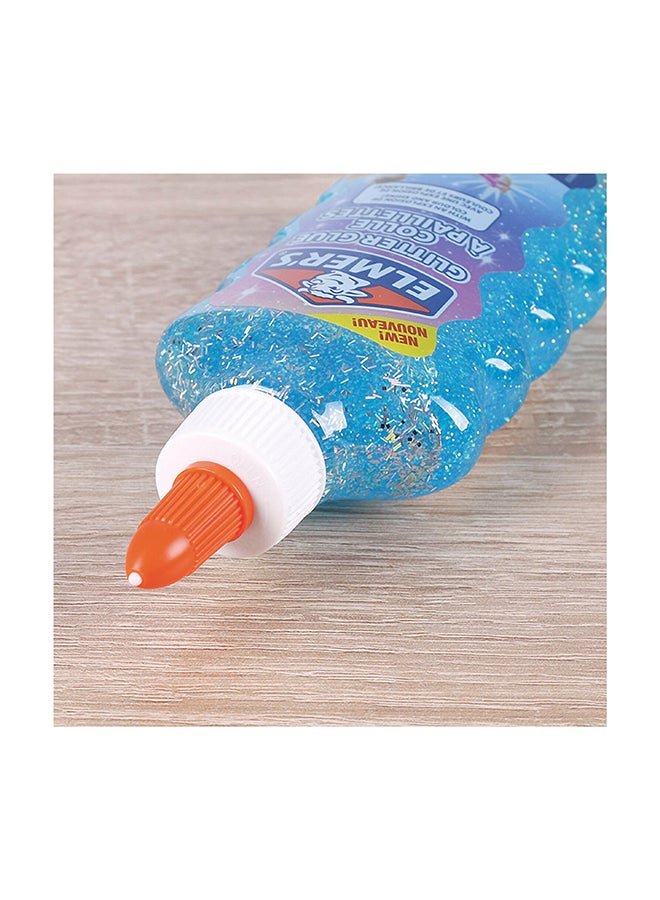 إلميرز Glitter Glue Washable Blue 177ml  - Image 3