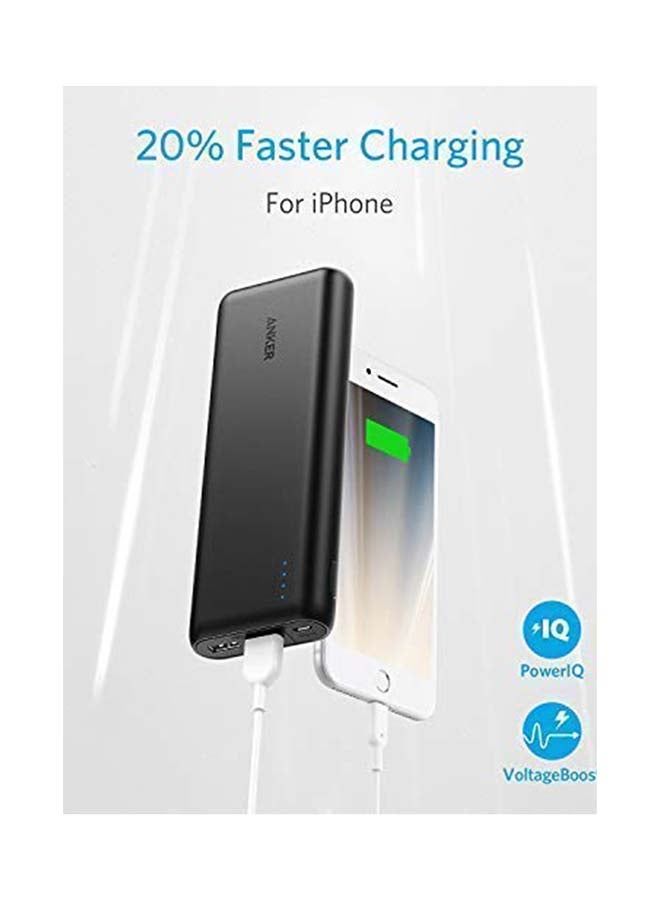 Anker - Power Bank Anker PowerCore 20100mAh - Ultra High Capacity Portable Charger with 4.8A Output and PowerIQ Technology, External Battery Pack for iPhone, iPad & Samsung Galaxy & More Black - Image 1