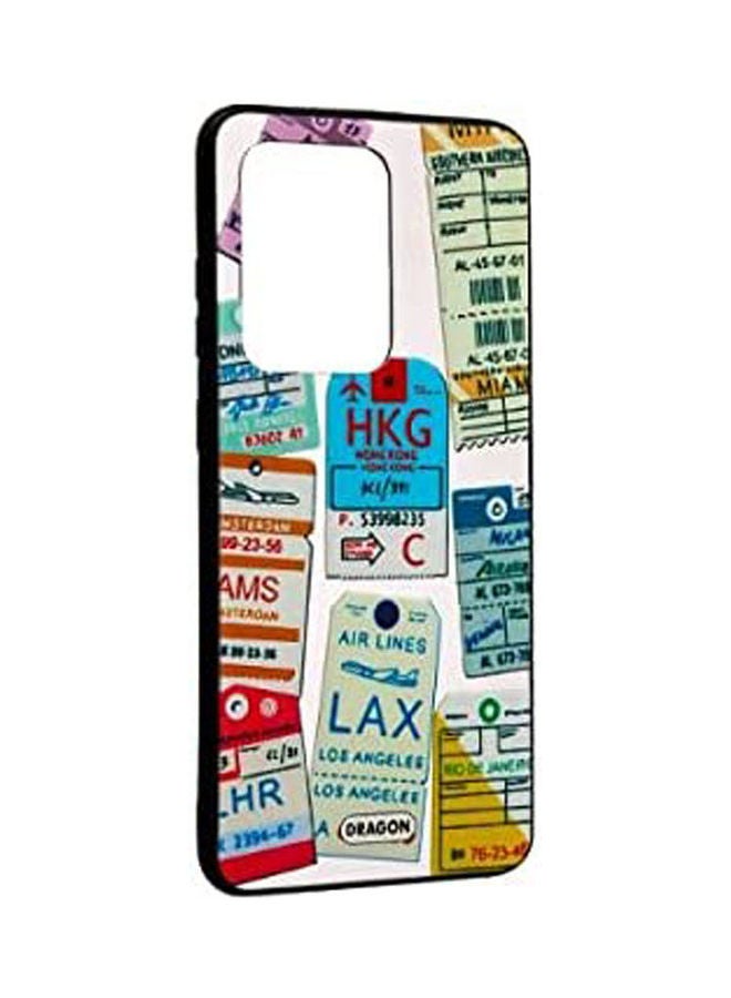 Dragon Back Cover Hard Slim Creative Case Air Lines Desing For Samsung Galaxy S11- S20 Plus Multicolour