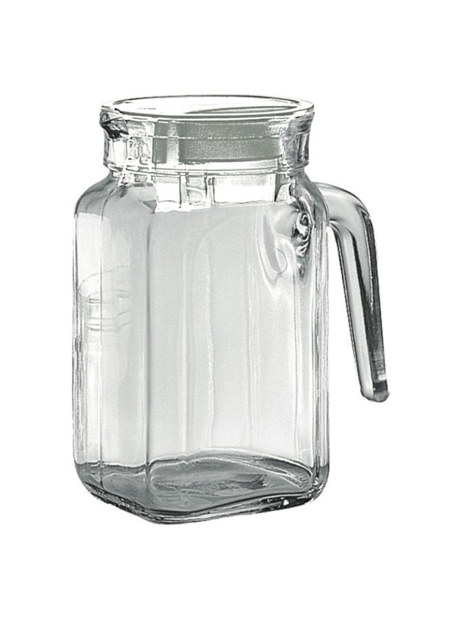 Borgonovo - Igloo Square Jug With Lid 500ml Clear 500ml - Image 1