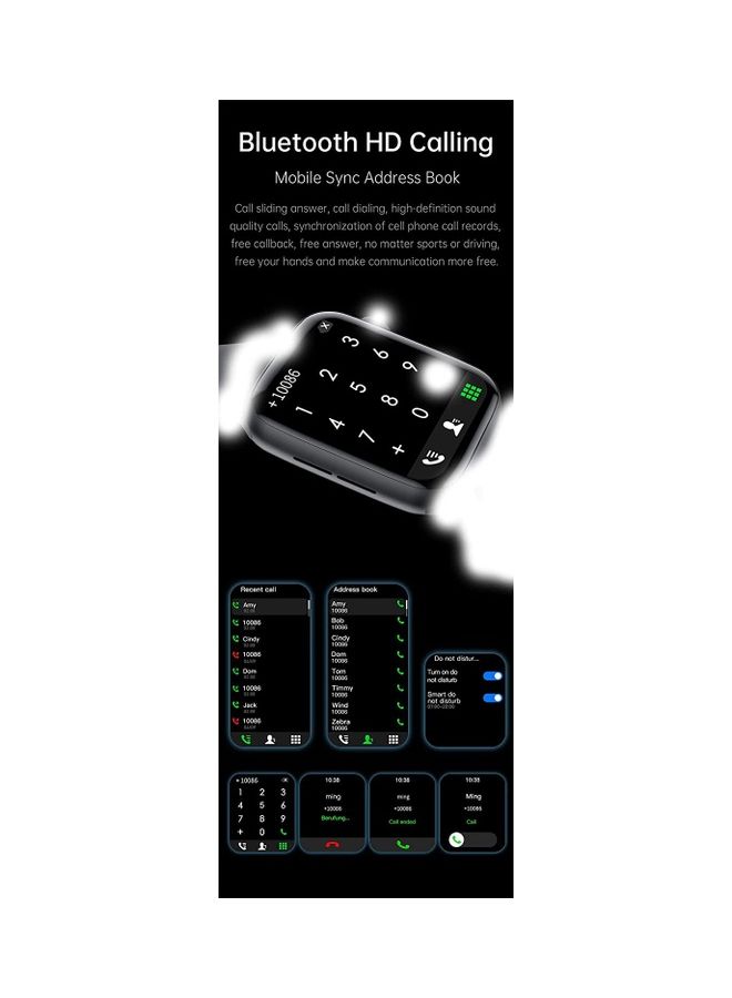 ساعة ذكية HW22 Pro Max IPS مع جهاز تتبع اللياقة البدنية والشحن اللاسلكي - Image 4