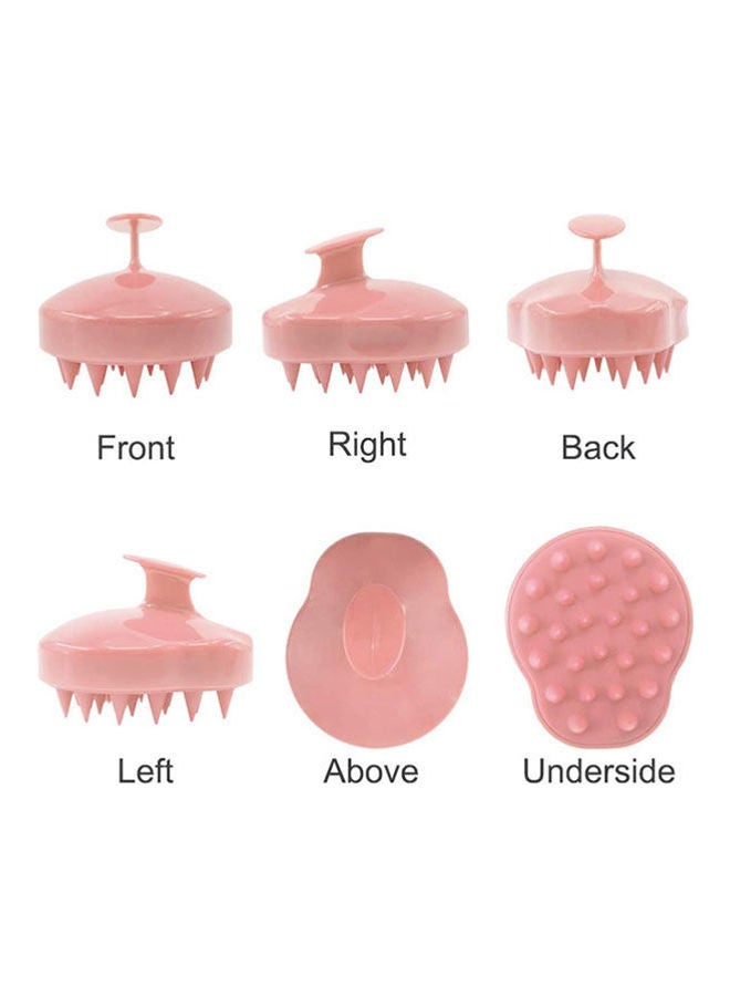 فرشاة شامبو للشعر الطويل لتدليك فروة الرأس وردي 46جرام - Image 2