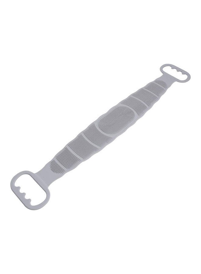 Silicone Back Scrubber Strap Grey 150grams - Image 1