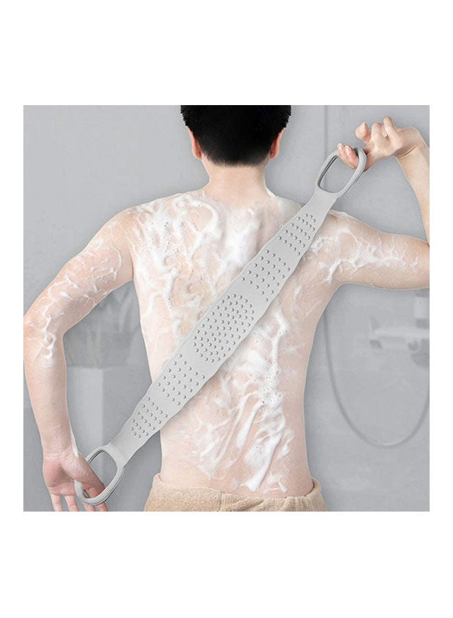 Silicone Back Scrubber Strap Grey 150grams - Image 3