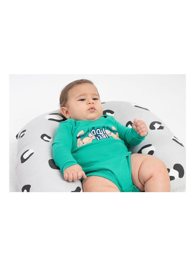 ناس تريندس Yes I Can Long Sleeve Bodysuit Green